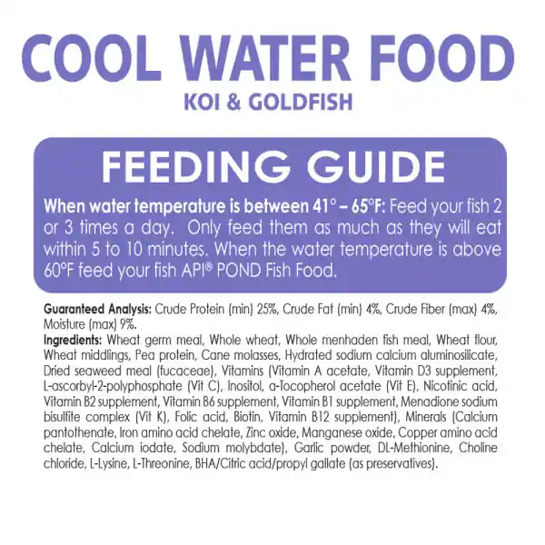 API Cool Water Pond Fish Food - API (Pond Care)