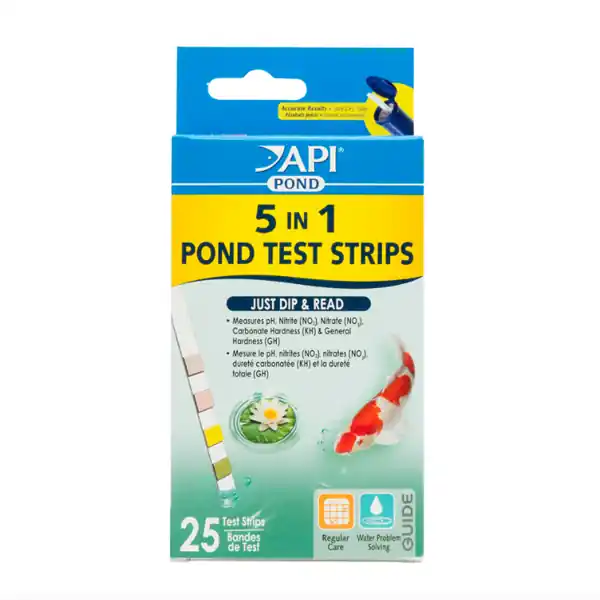 API Pond 5 in 1 Pond Test Strips, 25 count - API (Pond Care)