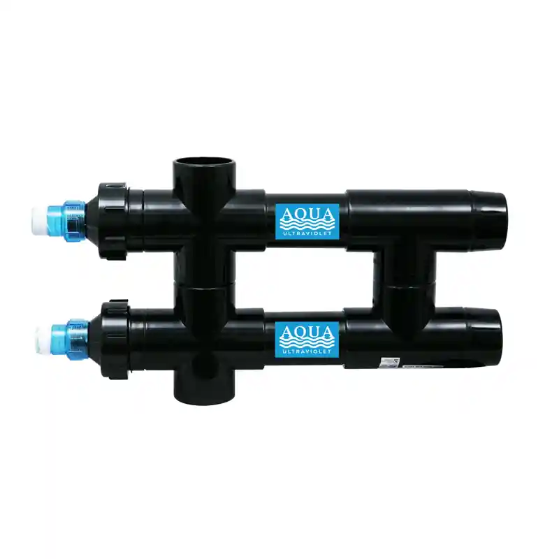 Aqua Ultraviolet 114 watt UV, 2" ports, black w/ (2) inline transformers