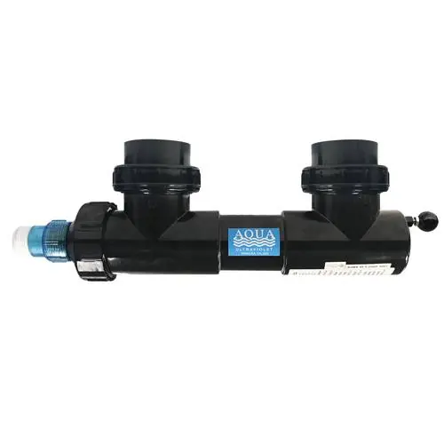 Aqua Ultraviolet 15 watt UV, 2" ports, black, unions, wiper