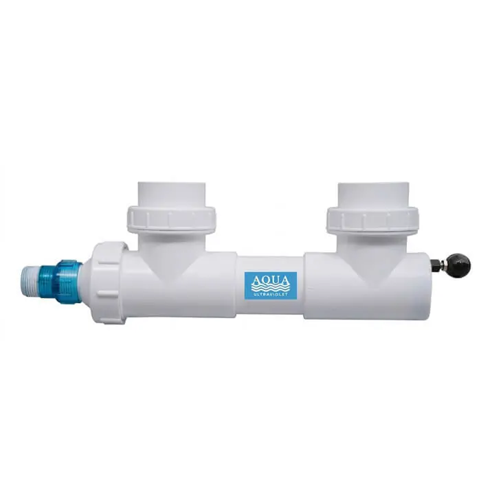 Aqua Ultraviolet 15 watt UV, 2" ports, white, wiper