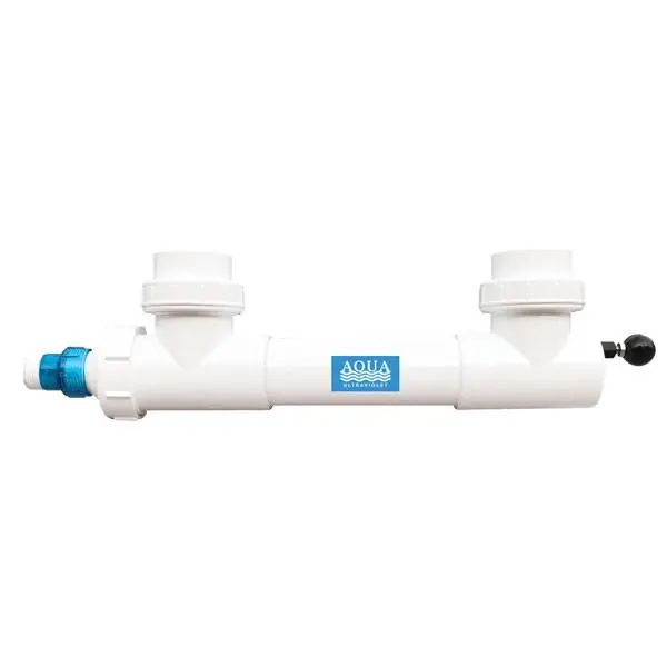 Aqua Ultraviolet 25 watt UV, 2" white, unions, wiper