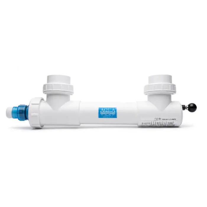 Aqua Ultraviolet 25 watt UV, 3/4" barbs, white, wiper