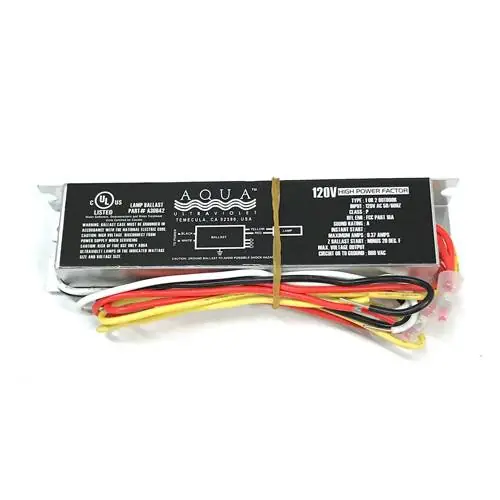 Aqua Ultraviolet 40 Watt Transformer RAW, 120V