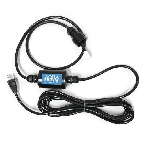 Aqua Ultraviolet Transformer, 15 Watt, Black
