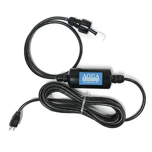 Aqua Ultraviolet Transformer, 8 Watt, Black