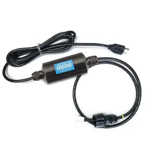 Aqua Ultraviolet Transformer, Advantage 2000+, 15 Watt, Black