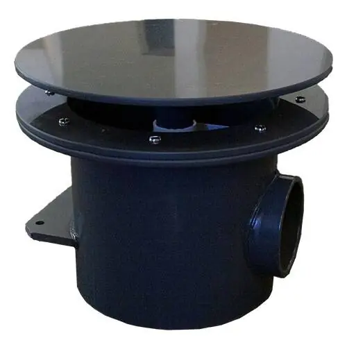 Aquadyne Rhino II Bottom Drain WITHOUT air bladder diffuser, 4" pipe