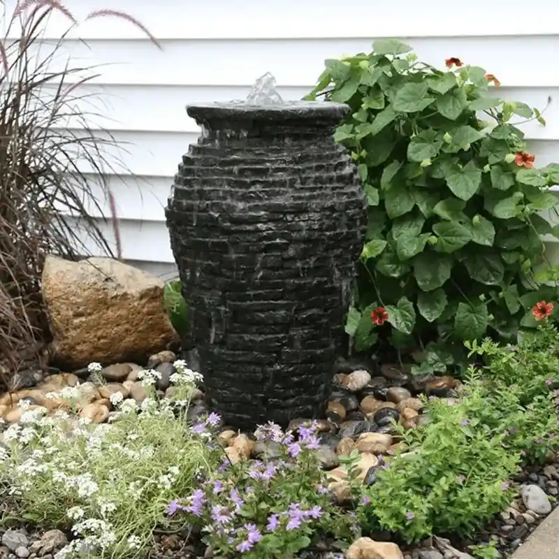 Aquascape Extra Small Stacked Slate Urn Fountain Kit