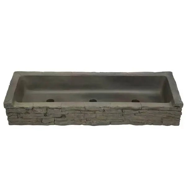 Aquascape Front-Spill Straight Stacked Slate Topper