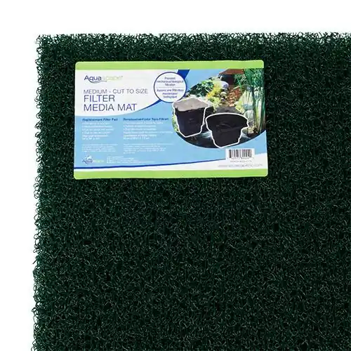Aquascape Medium Density Rigid Filter Mat 24" x 39" x 1.5", Green In Color