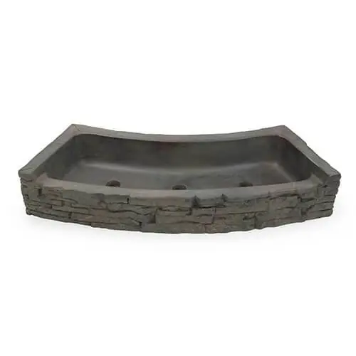 Aquascape Rear-Spill Curved Stacked Slate Topper