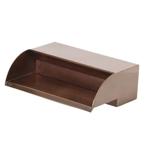 Atlantic CS12 12" Copper Finish Spillway - Atlantic Water Gardens