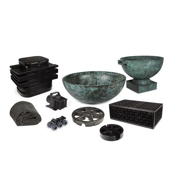 Atlantic FKHBB30-36 2 PC Hammer Brass Bowl Kit - 30/36