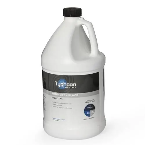 Atlantic TPWDBLKG Typhoon Pond Dye - Black, 1 Gallon