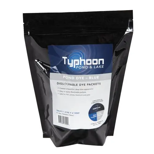 Atlantic TPWDBLU4 Typhoon Pond Dye - Blue - (4) 4 Ounces WS Packs