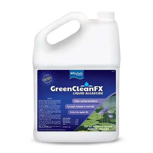 BioSafe GreenCleanFX Liquid Algaecide, 1 Gallon - Biosafe Systems
