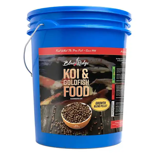 Blue Ridge Floating Growth Blend Fish Food, 14 lbs. Bucket