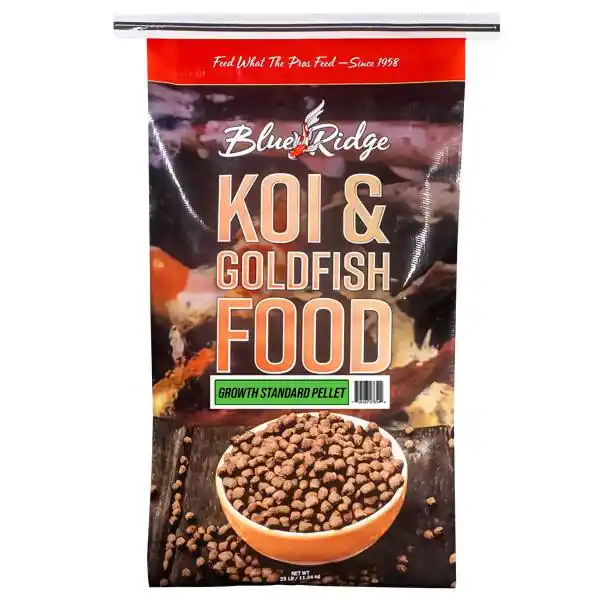 Blue Ridge Floating Growth Fish Food, 25 lbs. Standard Pellet 3/16"
