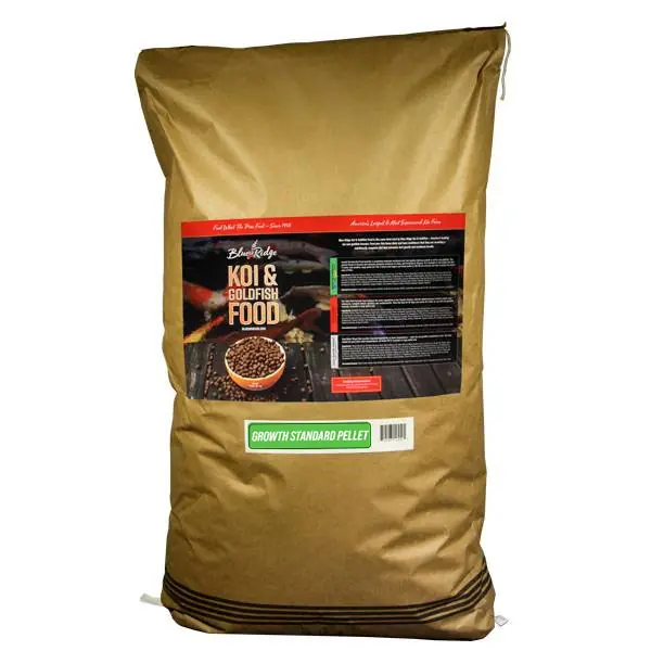 Blue Ridge Floating Growth Fish Food, 50 lbs. Standard Pellet 3/16"