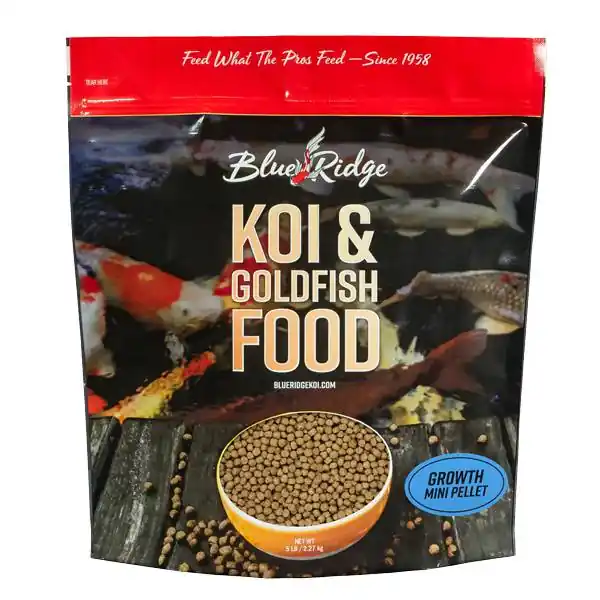 Blue Ridge Floating Mini-Pellet Growth Fish Food, 5 lbs.