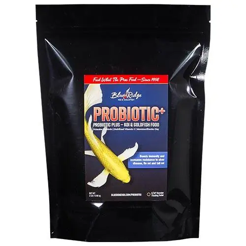 Blue Ridge Floating Probiotic Plus Koi & Goldfish Food, 2 lbs., Standard Pellet 3/16"