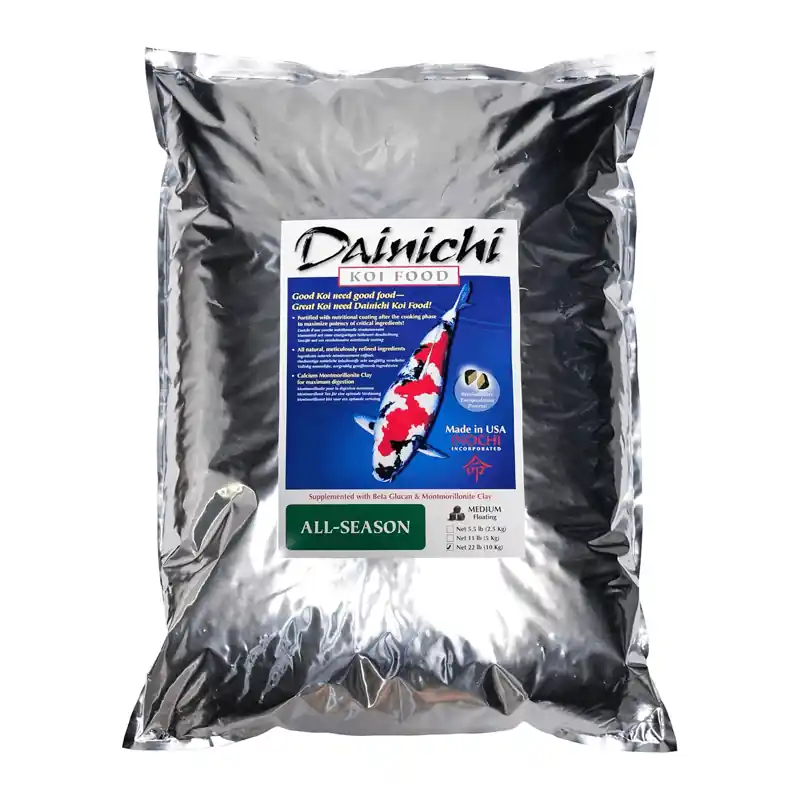 Dainichi All Season Koi Food, Medium Pellet 22 lbs