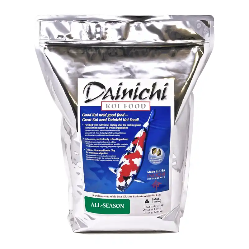 Dainichi All Season Koi Food, Sml Pellet 11 lbs