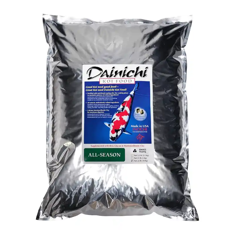 Dainichi All Season Koi Food, Sml Pellet 22 lbs