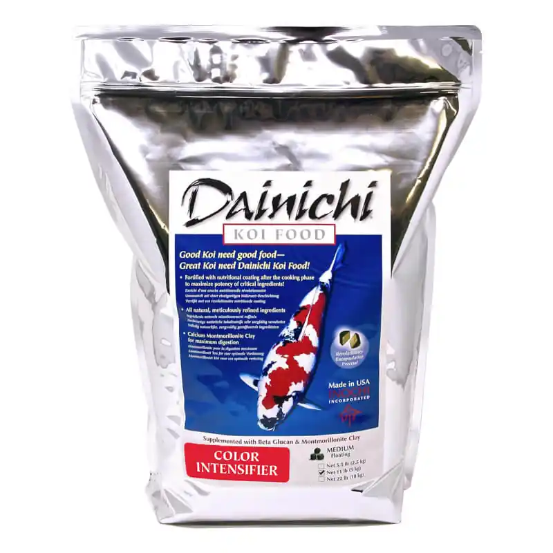 Dainichi Color Intensifier Koi Food, Medium Pellet 11 lbs