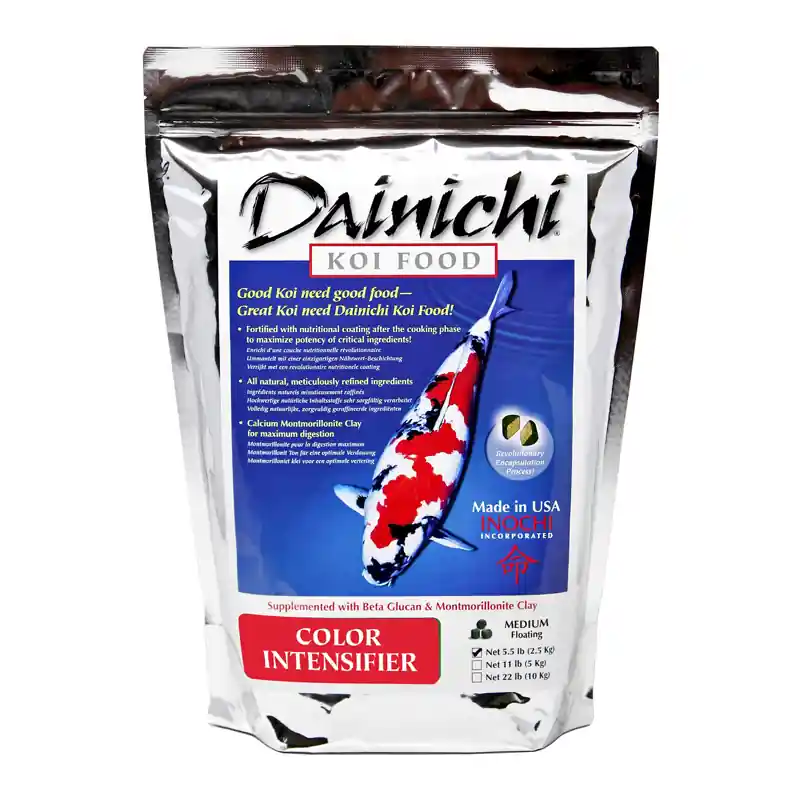 Dainichi Color Intensifier Koi Food, Medium Pellet 5.5 lbs