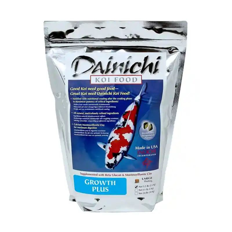 Dainichi Growth Plus Koi Food, Large Pellet 5.5 lbs