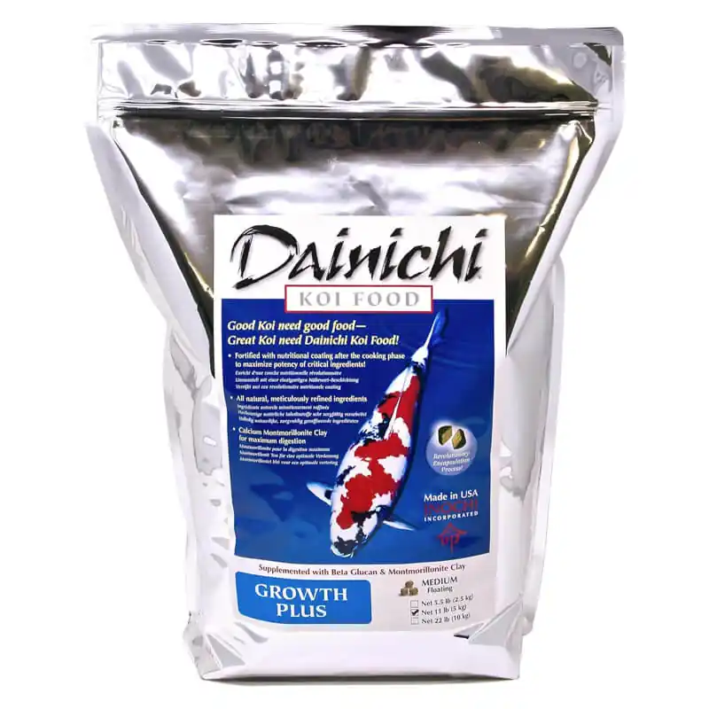 Dainichi Growth Plus Koi Food, Medium Pellet 11 lbs
