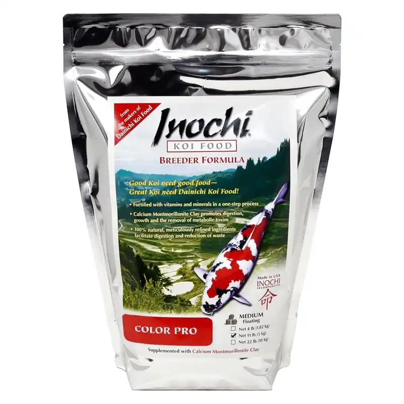 Dainichi Inochi Color PRO Koi Food, Medium Pellet 11 lbs