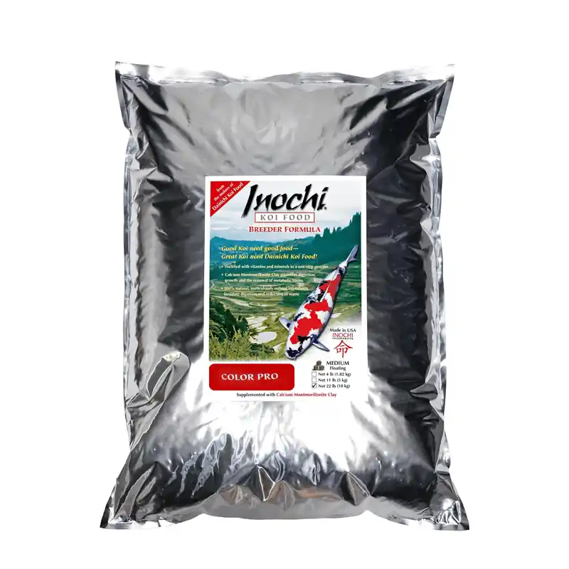 Dainichi Inochi Color PRO Koi Food, Medium Pellet 22 lbs