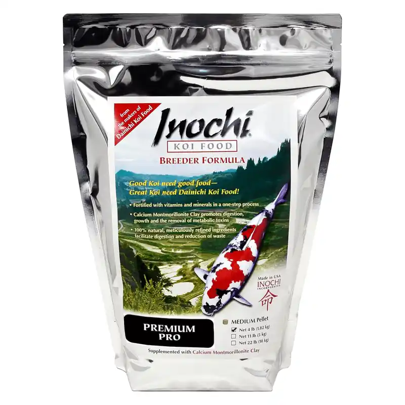 Dainichi Inochi Premium PRO Koi Food, Medium Pellet 4 lbs
