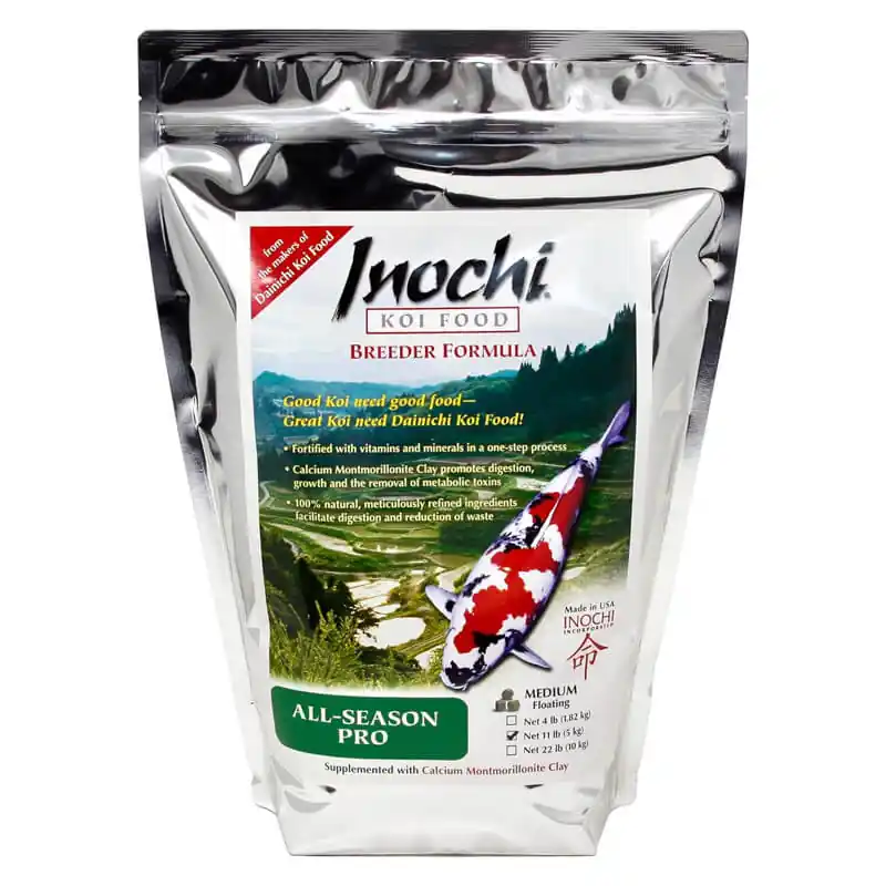 Dainichi Inochi PRO All Season Koi Food, Medium Pellet 11 lbs