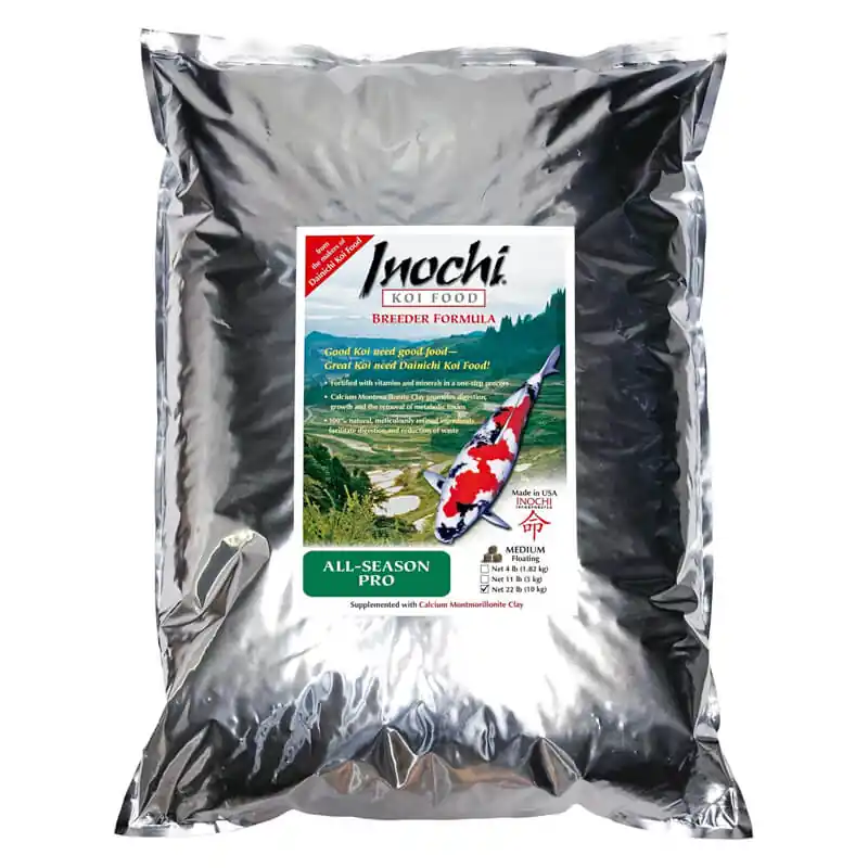 Dainichi Inochi PRO All Season Koi Food, Medium Pellet 22 lbs
