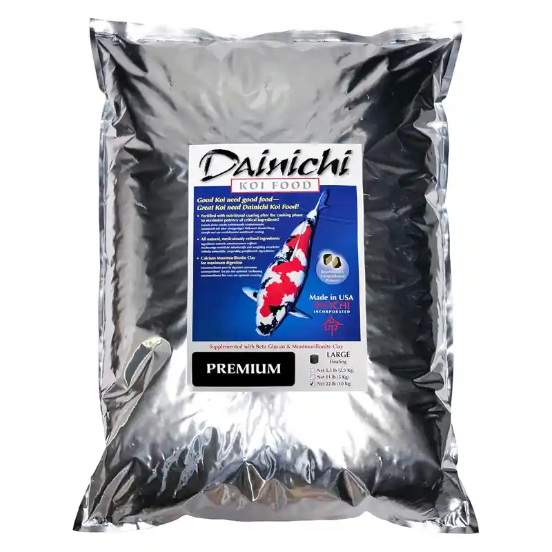 Dainichi Premium Koi Food, Floating Large Pellet, 22 lbs.