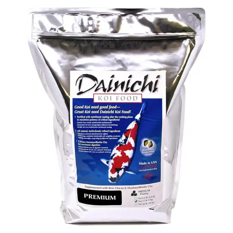 Dainichi Premium Koi Food, Floating Medium, 11 lbs