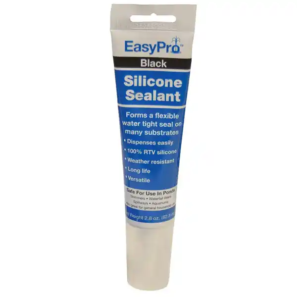 EasyPro Black 100% Silicone Sealant, 2.8 oz
