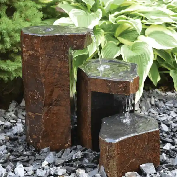 EasyPro Keyed Spillway Basalt Complete Fountain Kit