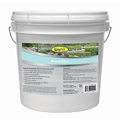 EasyPro Pond-Vive Bacteria, 10 lbs. pail - 20ct. 8 Ounces Water Soluble Packs