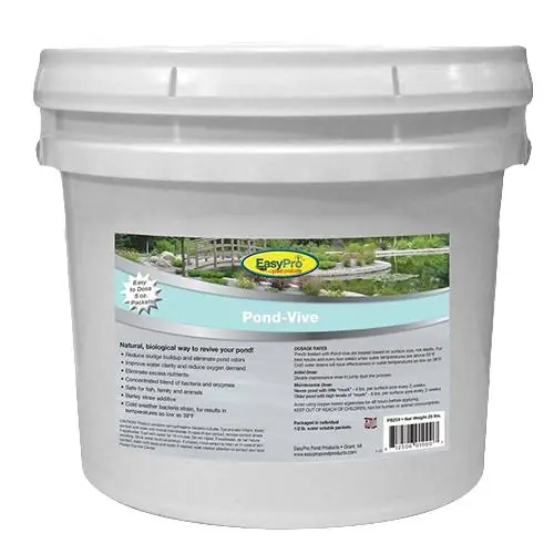EasyPro Pond-Vive Bacteria, 25 lbs. pail - 50ct. 8 Ounces Water Soluble Packs