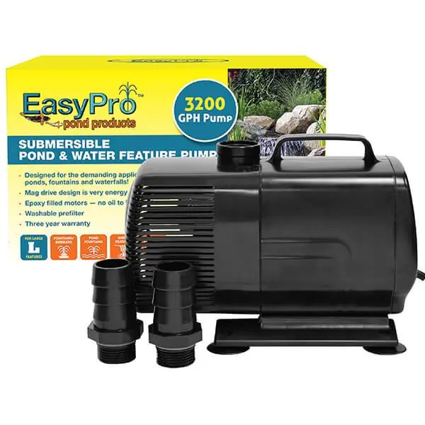 EasyPro Submersible Magnetic Drive Pump 3200 GPH