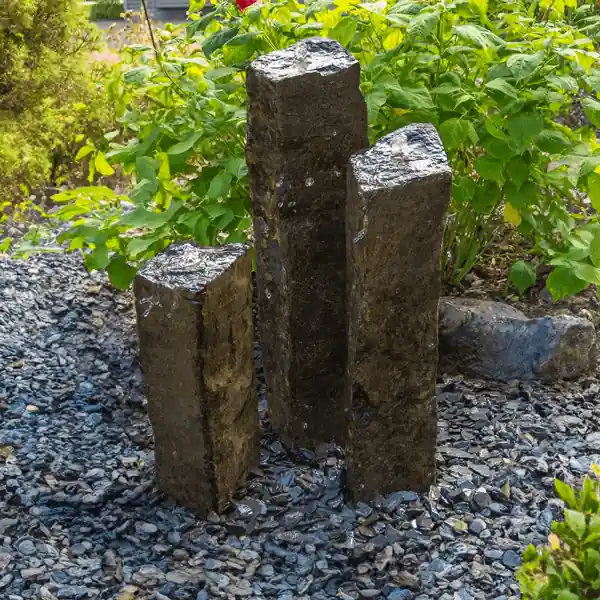 EasyPro Tall Natural Top Basalt 3-Pack Complete Fountain Kit
