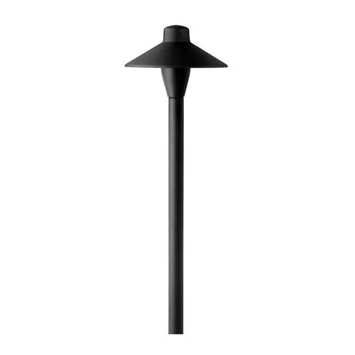 Encore Aluminum Perfect Post Path Light, 7" Shade, 3w LED - Encore Landscape Lighting