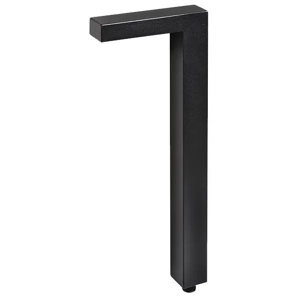 Encore Brass Modern Style Path Light - Black, 16", Square Stock, 4w LED
