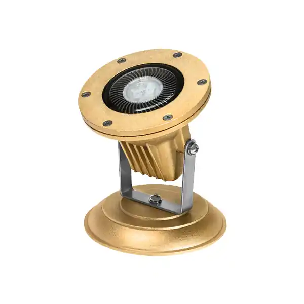 Encore Brass RGBW Bluetooth, 6w LED Underwater Light - Encore Landscape Lighting