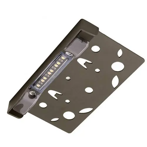 Encore Brass Under the Cap, 6", Removable Face Plate, 2w LED Light Strip - Encore Landscape Lighting